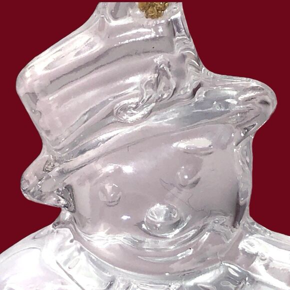 NEW Marquis By Waterford 2009 Crystal Snowman Christmas Ornament 3.25” Tall - Picture 5 of 8